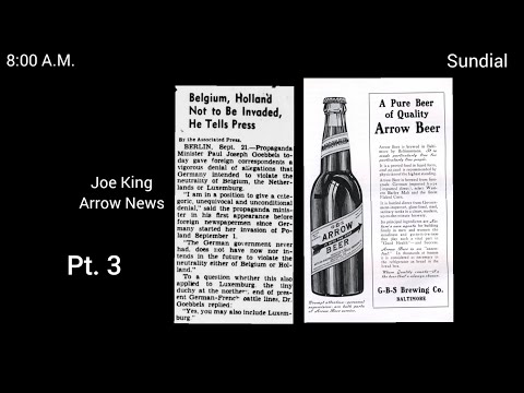 WJSV complete old time radio broadcast day 1930s (09-21-1939) pt.3: Sundial, ww2 news, oldies