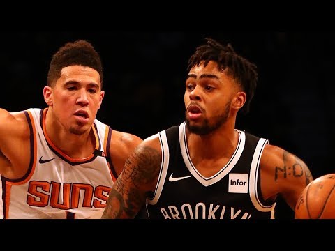 D'Angelo Russell and Devin Booker Duel in Brooklyn | October 31, 2017