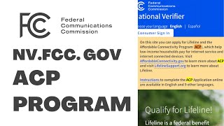 Nv.fcc.gov ACP Application ⏬👇
