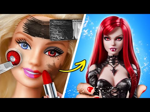 Come diventare un VAMPIRO! MAKEOVER BARBIE estremo! Da Barbie a Vampiro di La La Life