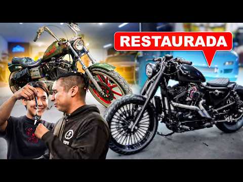 I give my friend the bike of his dreams (Modifying Harley Davidson in 7 days)