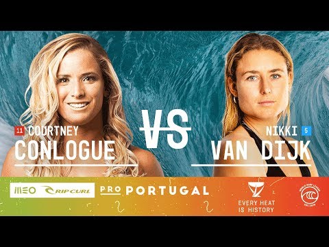 Courtney Conlogue vs. Nikki Van Dijk - Round of 16, Heat 8 - MEO Rip Curl Pro Portugal W 2019