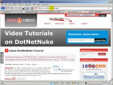 DotNetNuke Tutorial - How to move a DotNetNuke site to Godaddy? part 3 of 3 - Video #239
