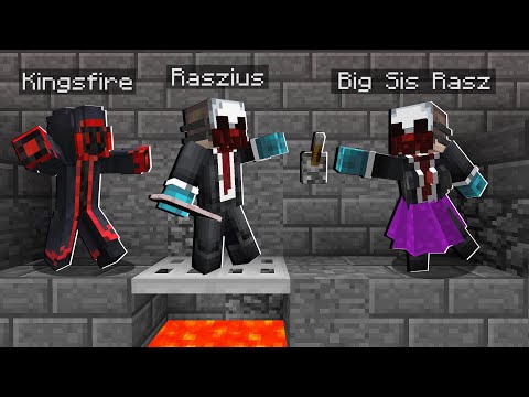 Raszius TV - My Sister is Acting SUS in Minecraft! (IT WAS A TRAP)
