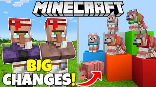 Mojang Released NEW UPDATES For 2024! Big Armadillo, Wolf & Breeze Changes! Minecraft Bedrock & Java