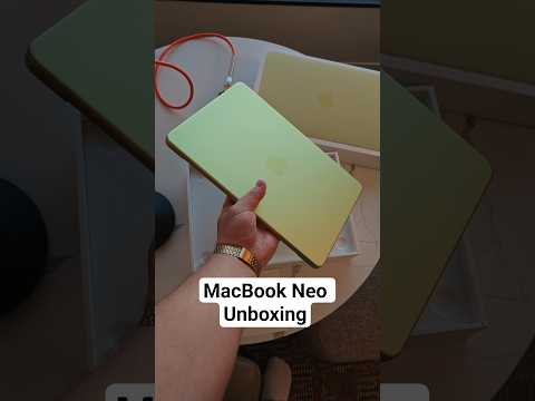 MacBook Neo Unboxing