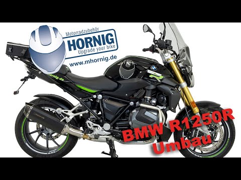 BMW R1250R Remus Black Hawk Sound, Conversion by HORNIG