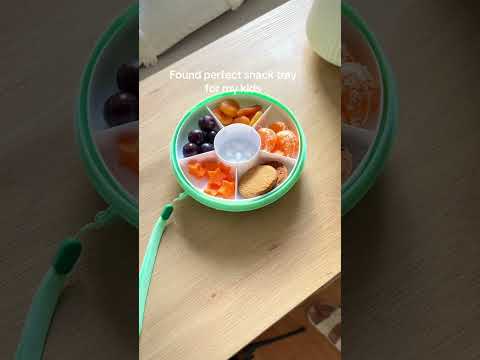 🍏🥕 GoBe Kids Snack Spinner: Snack Time Fun on the Go!  #shorts #baby #lunchboxideaskids #amazon