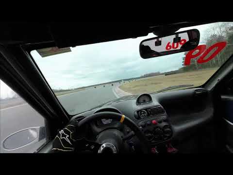 Sebastian Grabias, Fiat Seicento - przejazd nr 5 - III SuperOES Tor Poznań - 26.02.2022