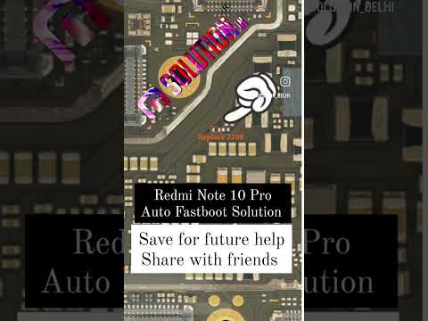 Redmi note 10 Pro auto fastboot solution