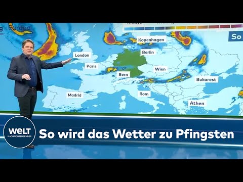WETTERAUSSICHTEN ZU PFINGSTEN: Kein Sommerwetter über Feiertage in Sicht - Niederschläge erwartet