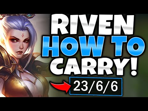 RIVEN... HOW TO 1V9 AND CREATE AMAZING COMEBACKS! (THIS IS HOW) - S12 Riven MID Gameplay Guide!