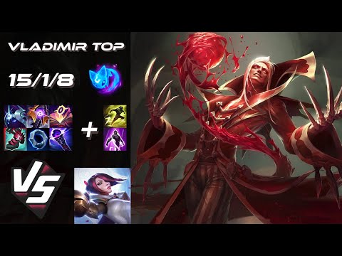 TOP Vladimir vs Fiora - NA Grandmaster Patch 25.S2.4