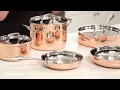 Discontinued Copper Collection Tri-Ply Cookware 8 Piece Tri-Ply Cookware Set