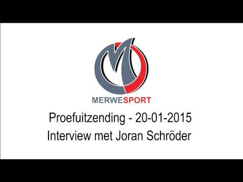 MerweSport - 20-01-2015 - Interview met Joran Schröder