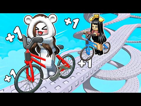 Roblox ma ogni secondo vai piu' veloce in bici per scappare!