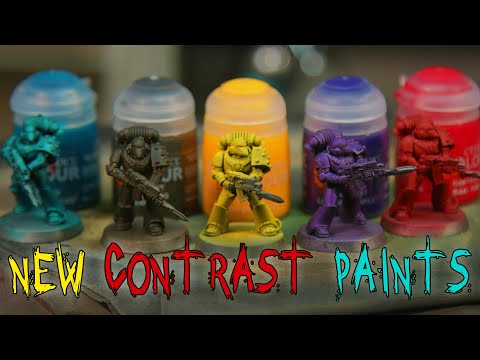 Testing Out The New CONTRAST PAINTS With An AIRBRUSH!