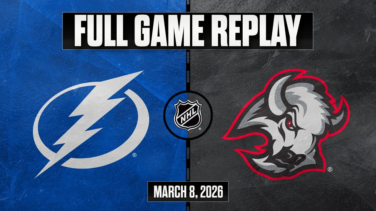 GAME OF THE YEAR?! Lightning vs. Sabres | Full Game Replay | Mar 8, 2026