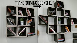 Making a TRANSFORMING BOOKSHELF! #rocklerplywoodchallenge