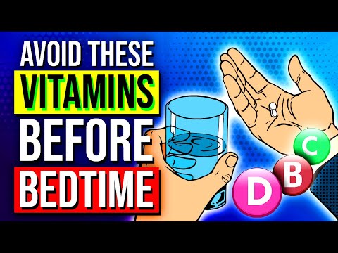 Vitamins You Should AVOID Before Bed To Sleep Better 💊😴