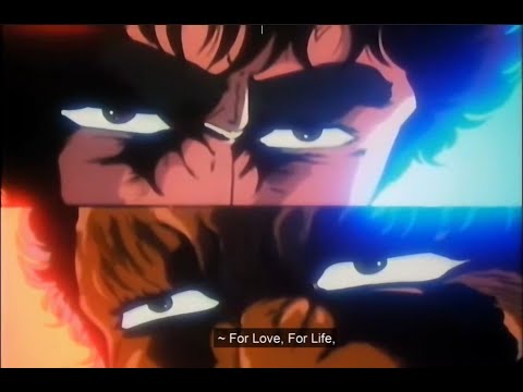 Kenshiro vs Raoh HD (FINAL BATTLE) - 4K AI Remaster