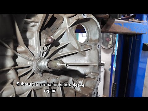 How to: Subaru Transmission Shaft Snout Sleeve Repair and Throw Out Bearing Install Tips
