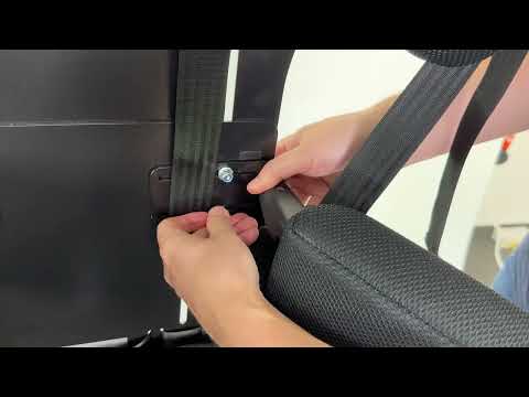 Installation: lateral trunk supports (swingaway)
