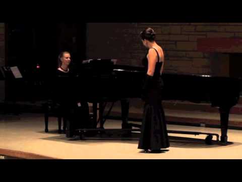 Janie Brokenicky, mezzo-soprano, Graduate Recital - Hermit Songs VII-X