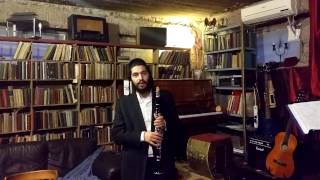לימוד קלרינט 2 Learning the clarinet