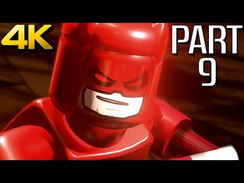 Lego Marvel Superheroes 2 Gameplay Walkthrough part 9 - Noir Night-Mayor (PS4 Pro 4K)