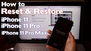 How to Reset & Restore iPhone 11/Pro/Pro Max - Factory Reset Forgot Passcode iPhone is Disabled Fix