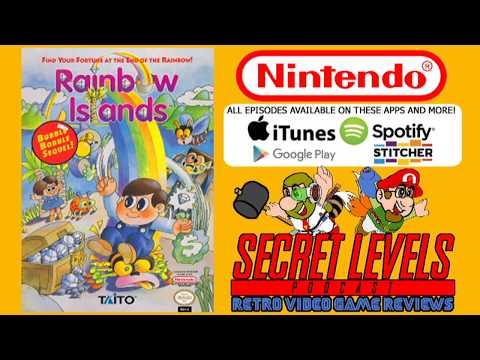 Episode 8: Rainbow Island: The Story of Bubble Bobble 2 (NES) Review - Secret Levels Podcast