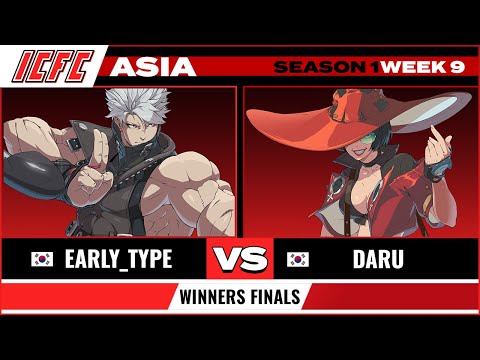 Early_Type (Chipp) vs Daru (I-No) - Winner's Final - ICFC GGST Asia Season 1 Week 9