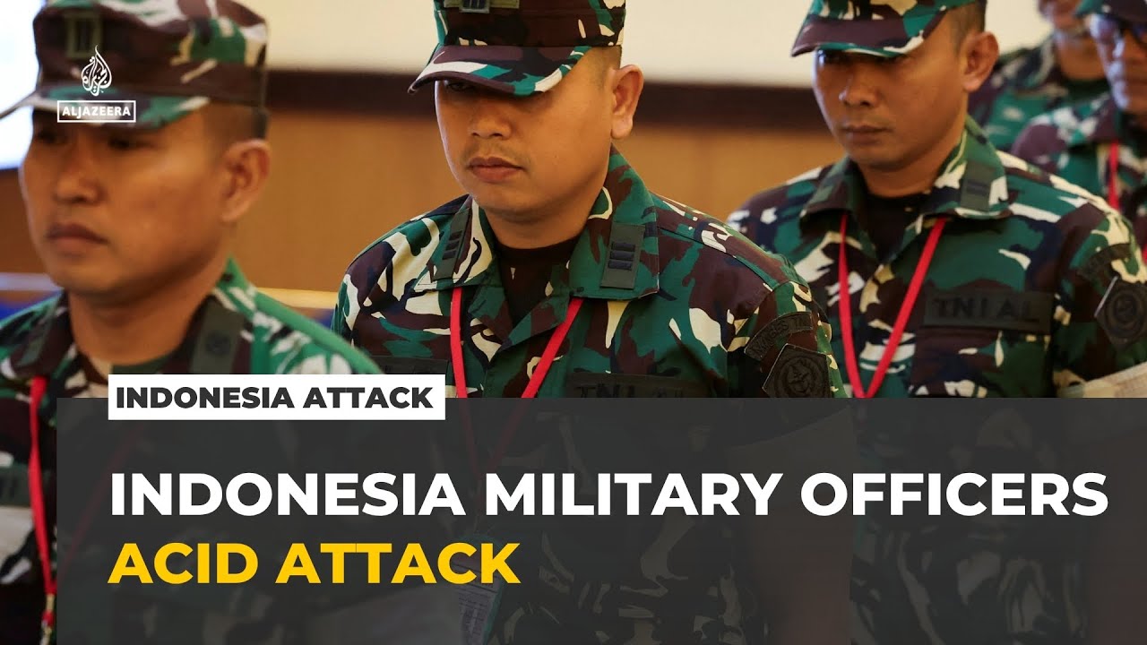 Indonesia acid attack: Four military officers jailed for attack on activist