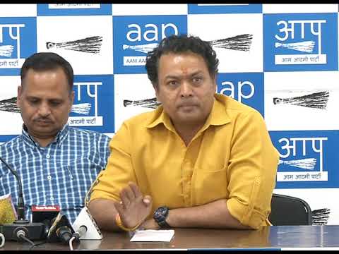 AAP Senior Leader Nitin Tyagi Briefs Media on CBSE Paper Leak