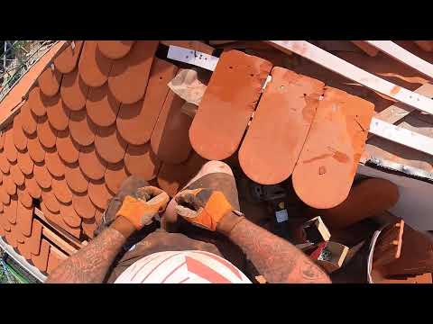 Biberschwanz Fledermausgaube - Teil 12 - Dachdecker auf Biberschwanzdach