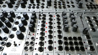 Video thumbnail for Doepfer A-100 analog punch by synthe sizer83