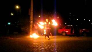 preview picture of video 'Огненное шоу в Бресте 2011'