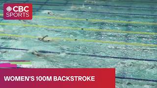 MEET RECORD in women's 100m backstroke final | 2026 Speedo Canadian Open | #CBCSports