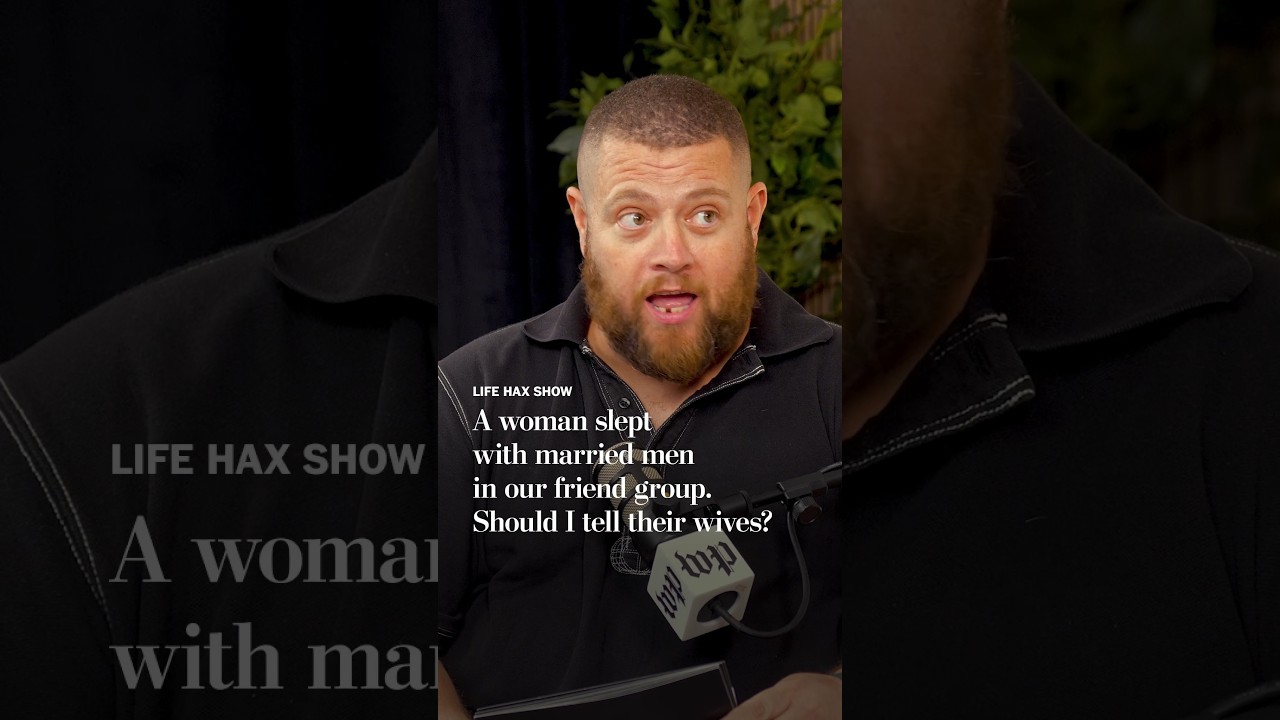 Video: Hax and O'Neill debate telling wives after group affairs with one woman