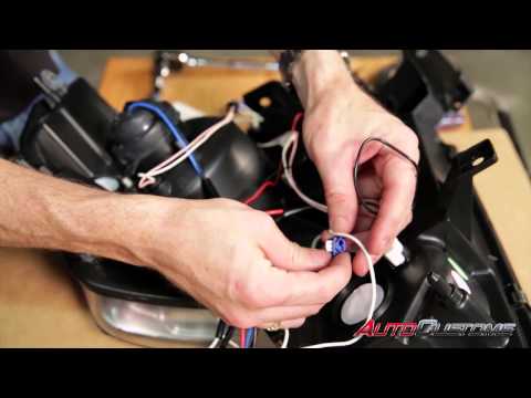 Spyder CCFL Headlight Install - 2012 Ford F150 - AutoCustoms.com