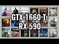 GTX 1660 Ti vs RX 590 Benchmarks | Gaming Tests Review & Comparison | 53 tests