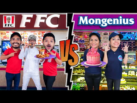 We Started Own KFC vs Monginis At Home | HUngry Birds Challenge