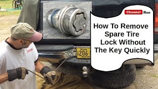 How To Remove Spare Tire Lock Without The Key Quickly