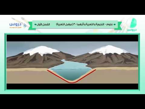 الأول المتوسط | الفصل الدراسي الأول 1438 | علوم | التجوية والتعرية وأثرهما 3