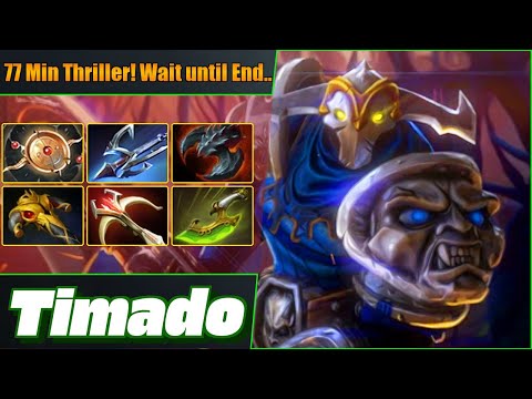 Timado - Sven Carry - 77 Min Thriller - Amazing RAMPAGE!  Dota 2 Full Gameplay Improve Your Gameplay