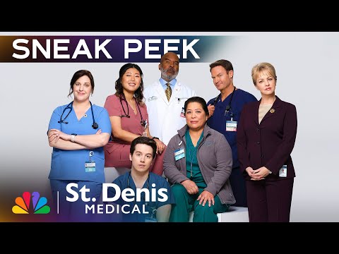 Thumbnail of the video: First 4 Minutes of NBC’s New Workplace Comedy | St. Denis Medical | Sneak Peek