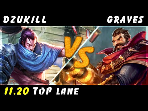 Dzukill - Yasuo vs Graves TOP #2 Patch 11.20 - Yasuo Gameplay