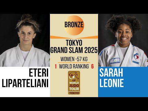 Eteri LIPARTELIANI VS Sarah Leonie CYSIQUE | TOKYO Grand Slam 2025 | BRONZE -57 kg