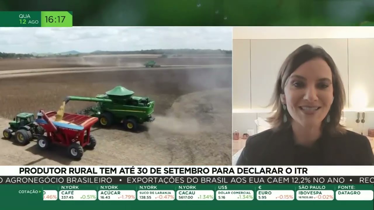 Produtor rural tem até 30 de setembro para declarar o ITR